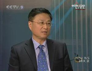 Professor Yan Xuetong, Director of Institude of Int'l Studies,  Tsinghua University.(CCTV.com)