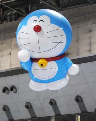 A Doraemon balloon is shown at the Tokyo International Anime Fair, Japan, March 18, 2009. Some 250 Japanese and foreign companies exhibited their latest animations during the Tokyo International Anime Fair, opened on Wednesday. (Xinhua photo)
