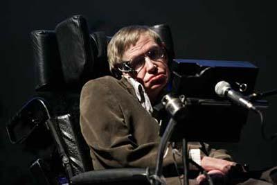 British physicist Stephen Hawking delivers a lecture on "The Origin of the Universe" at the Heysel conference hall in Brussels in this May 20, 2007 file photo. Hawking, 67, one of the world's foremost physicists and the acclaimed author of "A Brief History of Time", has been urgently admitted to hospital, Cambridge University said on April 20, 2009.(Xinhua/Reuters Photo)