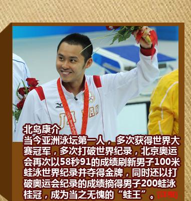 日本蛙王升级蛙神 奥运史上获四块蛙泳金第一人