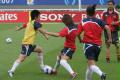 （26）中国女足进行赛前训练