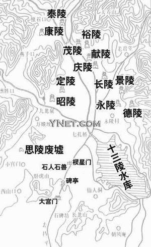 明孝陵风水布局图图片